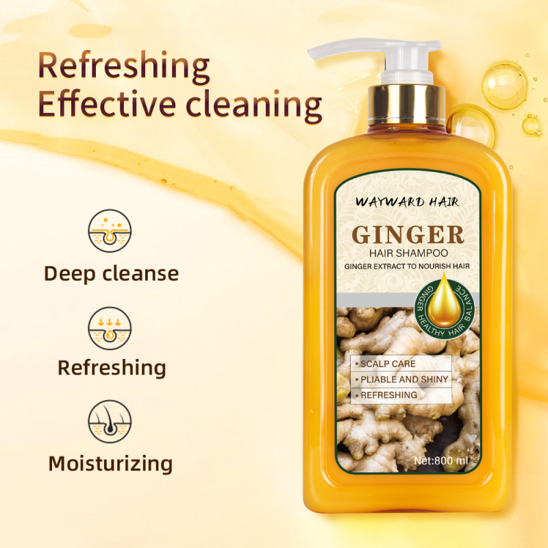 Wholesale price WAYWARD HAIR 800ml ginger hair shampoo