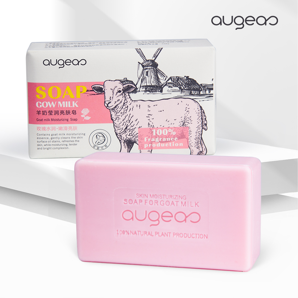 augeas body care products organic best milk and body soap 258g lavender goat milk soap