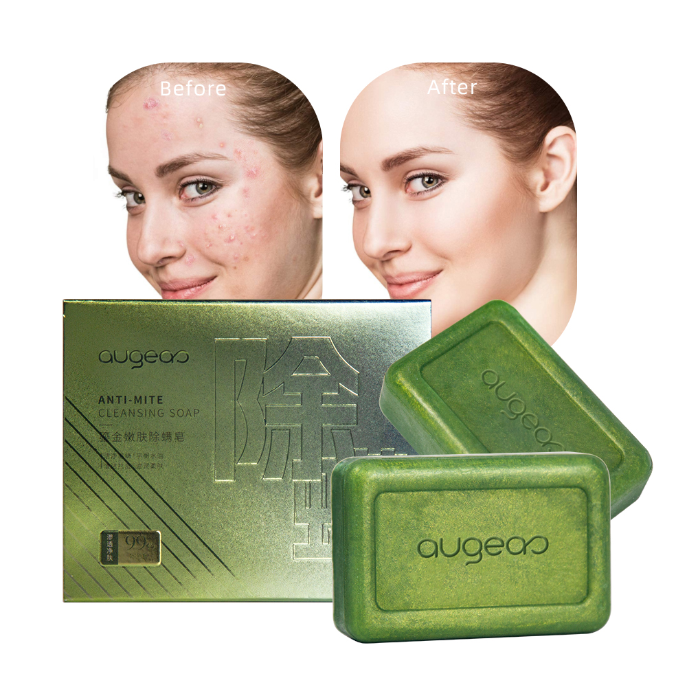 augeas body care products organic best anti-mite soap 110g cleaning soap