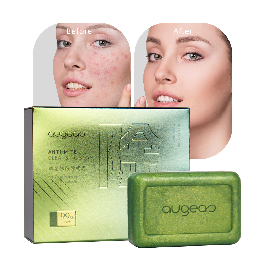augeas body care products organic best anti-mite soap 110g cleaning soap