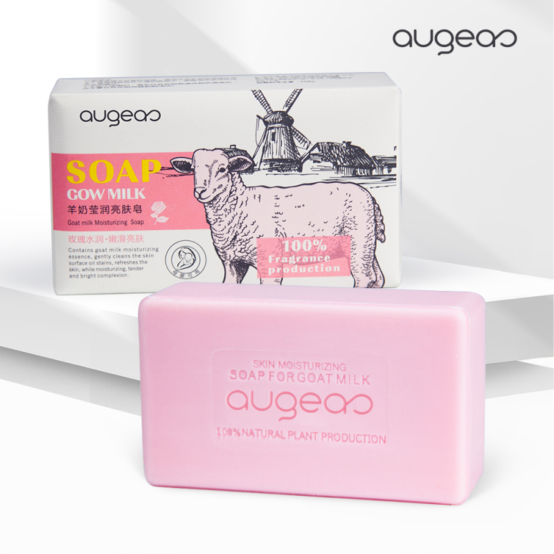 augeas body care products organic best milk and body soap 258g rose goat milk soap