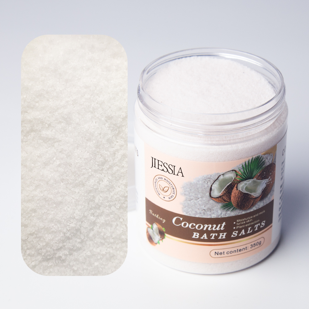 OEM Private Label 350g augeas sea salt with rose Exfoliating Natural Extract Vegan Bath Cleansing Whitening Bath sea Salt