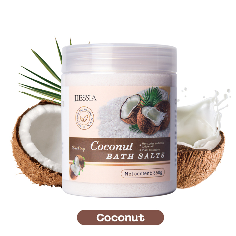 OEM Private Label 350g augeas sea salt with rose Exfoliating Natural Extract Vegan Bath Cleansing Whitening Bath sea Salt