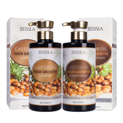 500ml Wholesale castor oil smooth repair anti hair loss hair growth conditioner