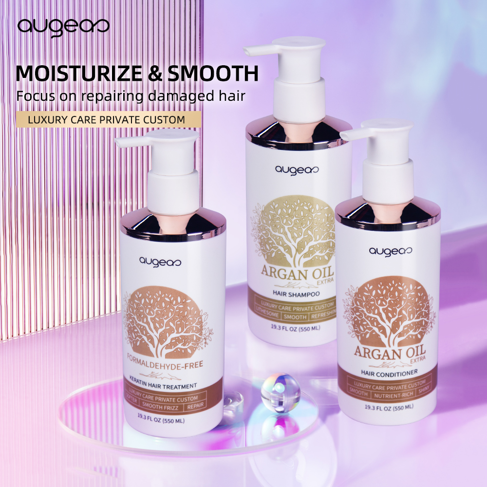 Private label 550ml hair care smooth repair argan oil hair conditioner