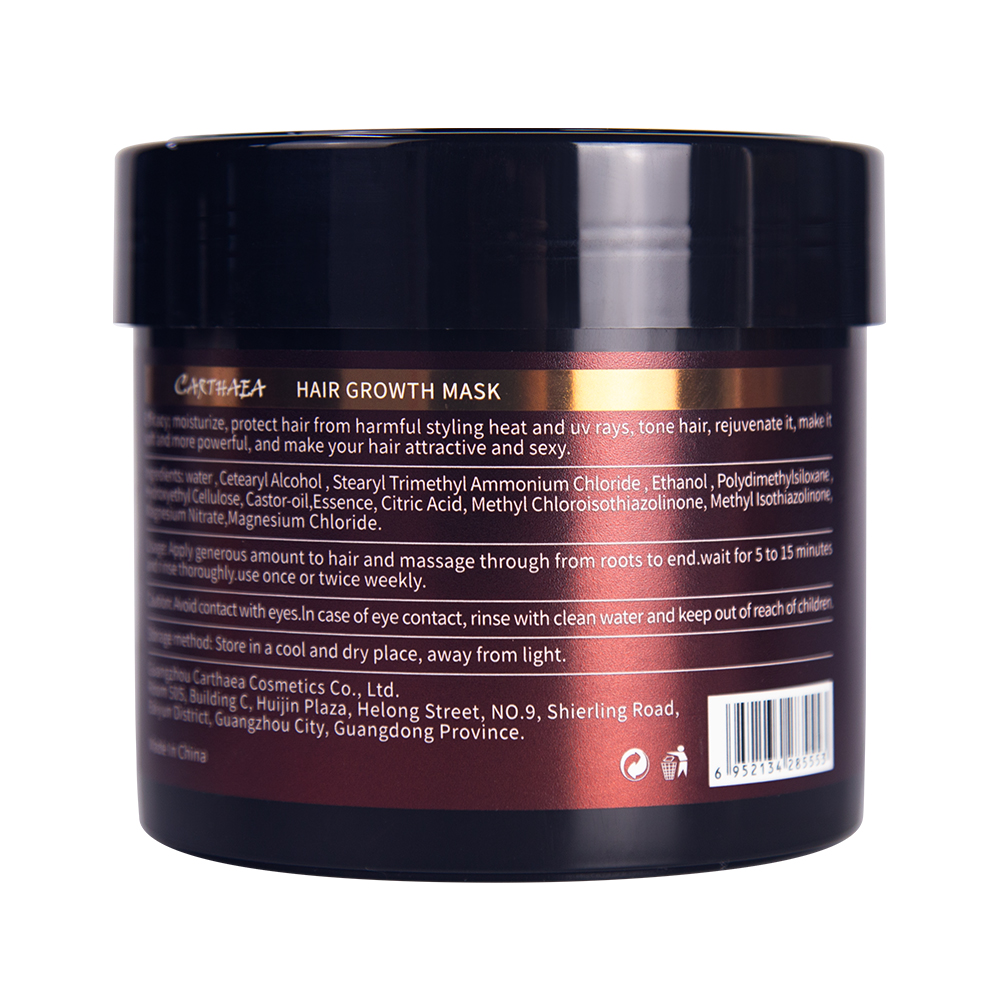 500ml castor oil smooth repair moisturizing anti hair loss hair growth mask