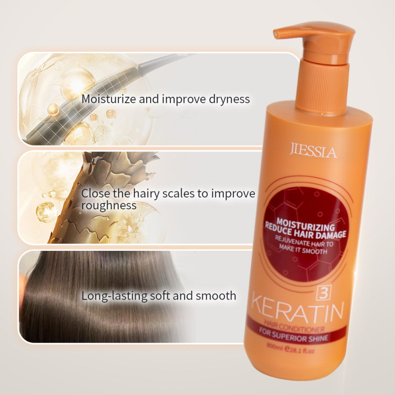 New Jessia 800ml hair care smooth repair damaged keratin hair conditioner