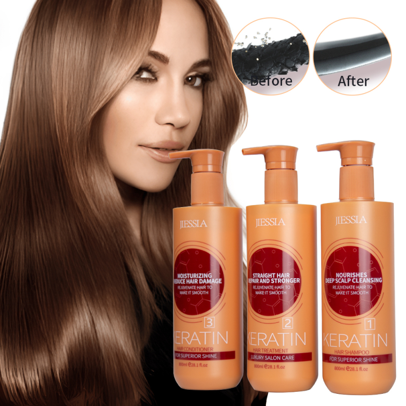 New Jessia 800ml hair care smooth repair damaged keratin hair conditioner