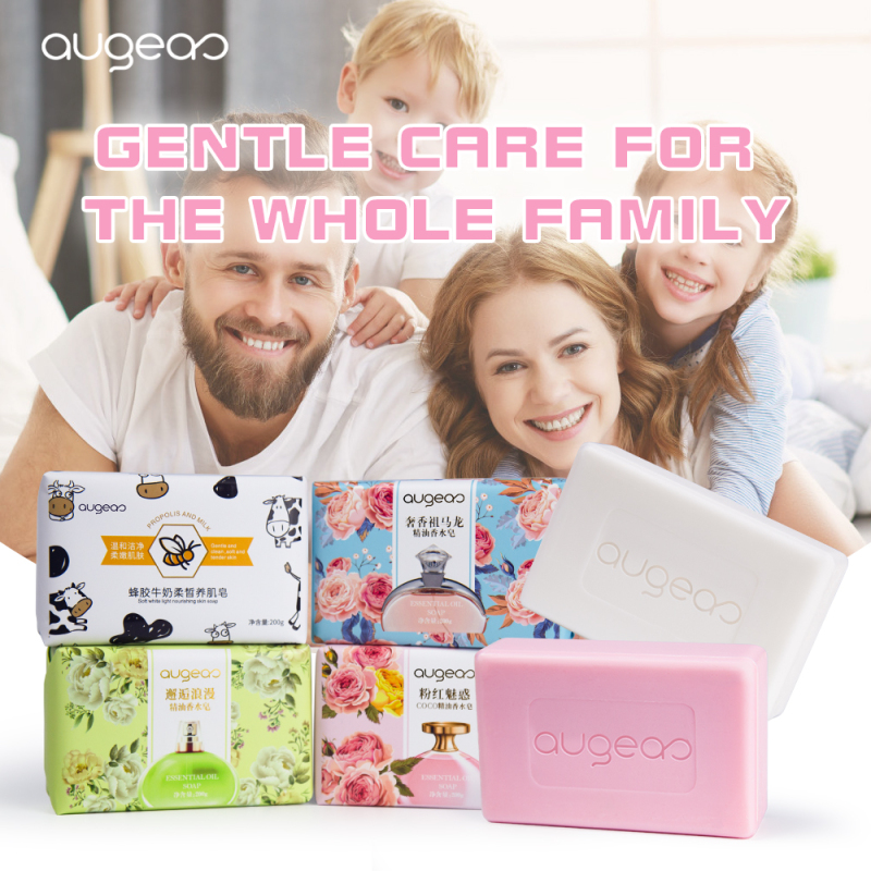Skin body care organic perfume washing body bath whitening handmade soap