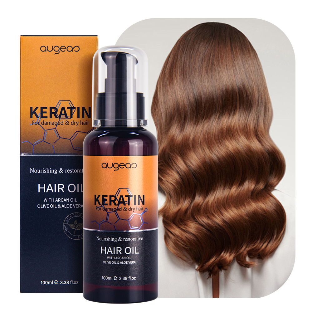 Augeas Treatment essential Serum Nourishing Hair Care Herbal Wild keratin Hair Oil