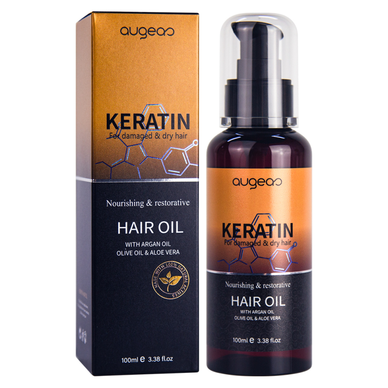 Augeas Treatment essential Serum Nourishing Hair Care Herbal Wild keratin Hair Oil