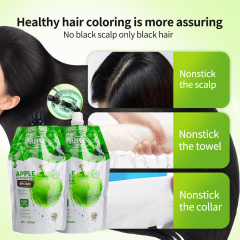 Salon use wholesale professional cover gray white hair dye black hair color cream