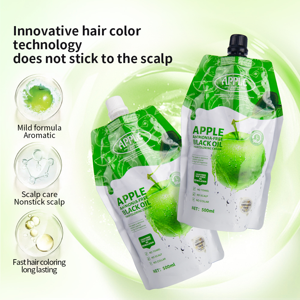 Salon use wholesale professional cover gray white hair dye black hair color cream