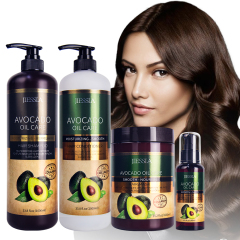 Private label wholesale anti frizz repair damaged hair care treatment avocado shampoo and conditioner
