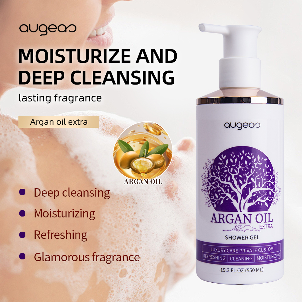 Wholesale Augeas collagen skin care lightening brightening whitening shower gel for skin