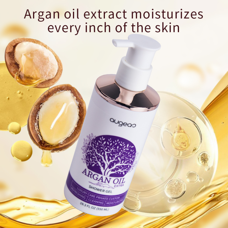 Wholesale Augeas collagen skin care lightening brightening whitening shower gel for skin