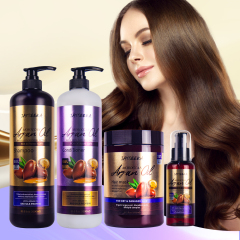 hair care treatment anti frizz collagen scalp care argan oil hair shampoo and conditioner