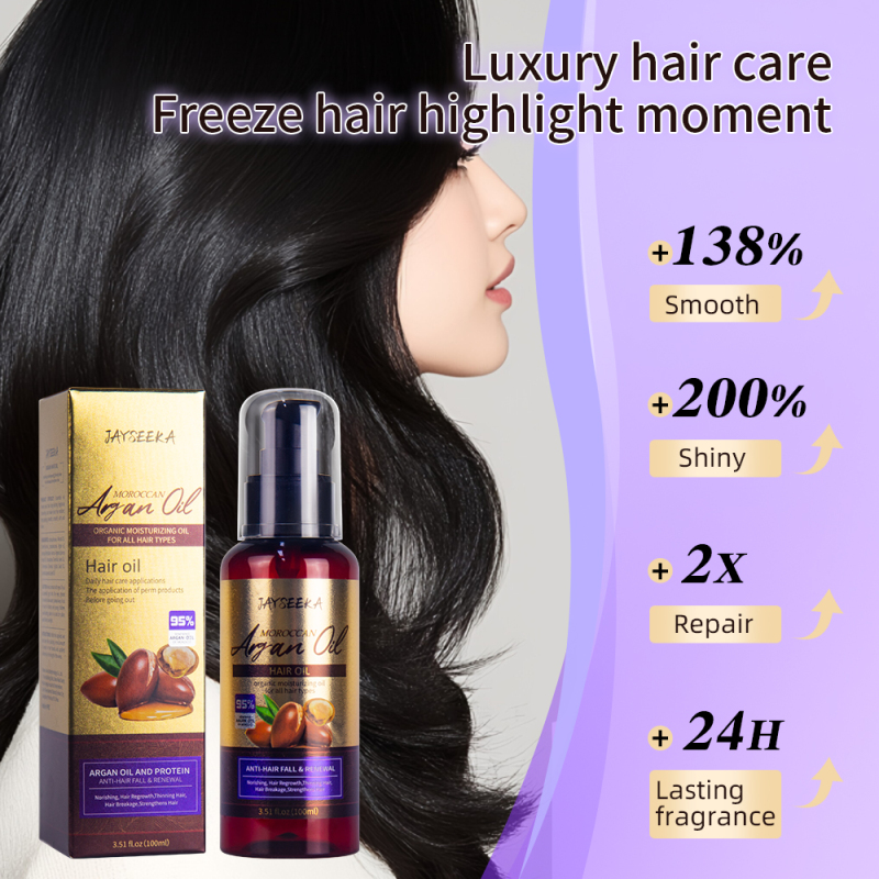 Hair care Treatment herbal argan oil collagen essential Serum Nourishing long Hair Oil