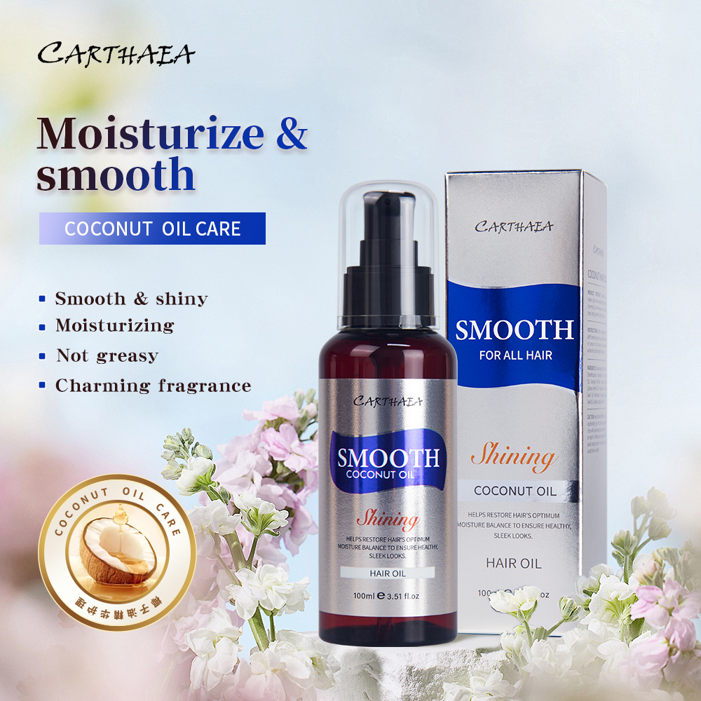 Wholesale repair damaged Hair care Treatment coconut essential oil Nourishing Hair Serum