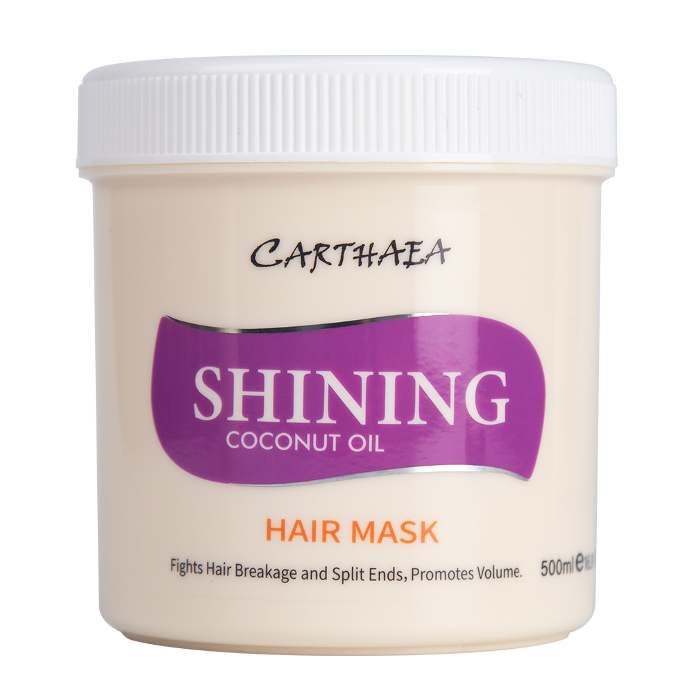 private label hair care treatment anti frizz repair damaged coconut smooth hair mask