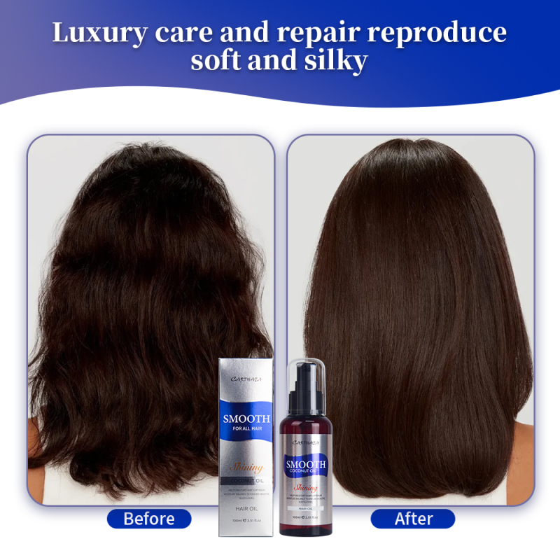 Wholesale repair damaged Hair care Treatment coconut essential oil Nourishing Hair Serum