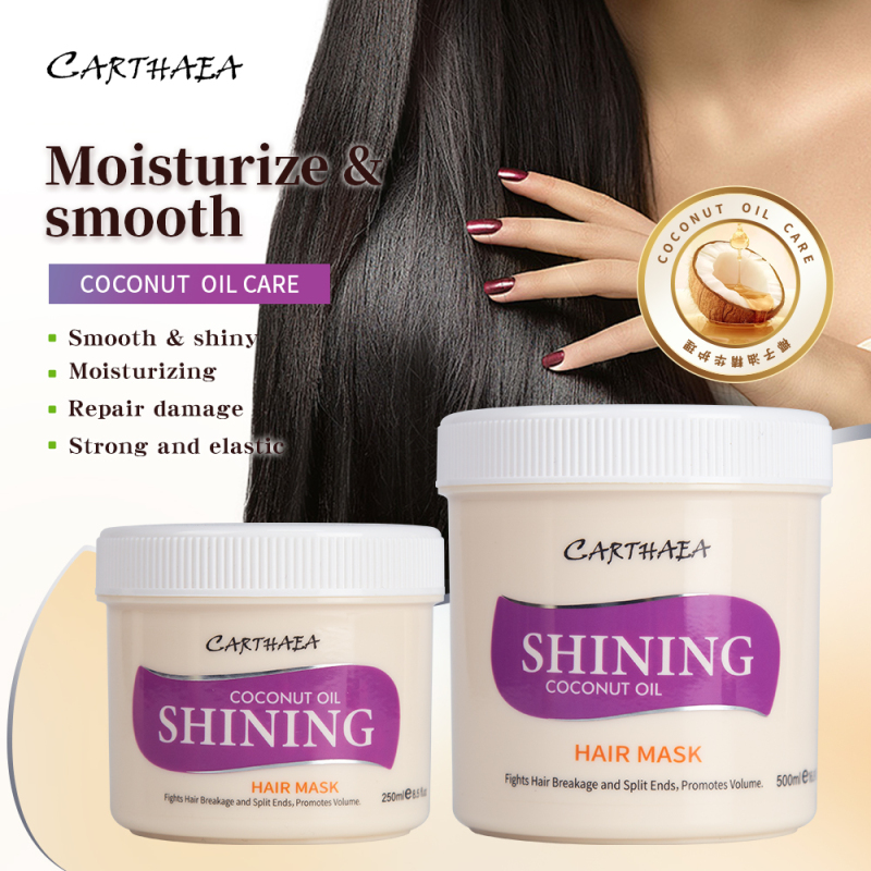 Wholesale hair care treatment anti frizz coconut repair damaged smooth hair mask