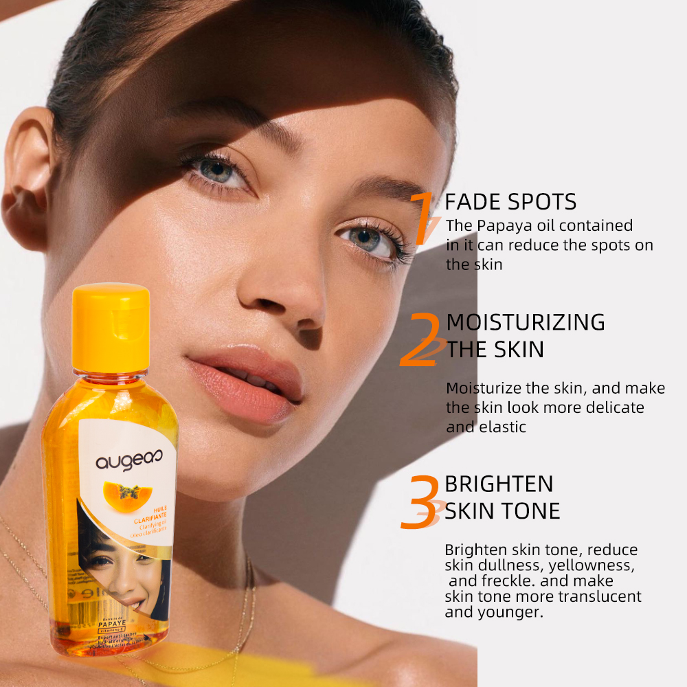 Augeas skin care brightening lightening whitening paw paw moisturize papaya pawpaw face oil