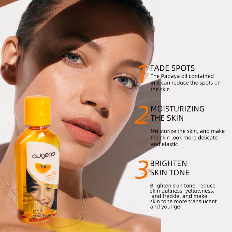 Augeas skin care brightening lightening whitening paw paw moisturize papaya pawpaw face oil
