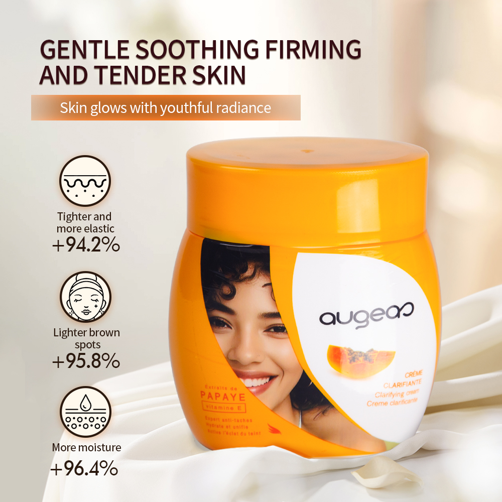 Augeas black skin brightening lightening whitening paw paw moisturize papaya pawpaw face cream