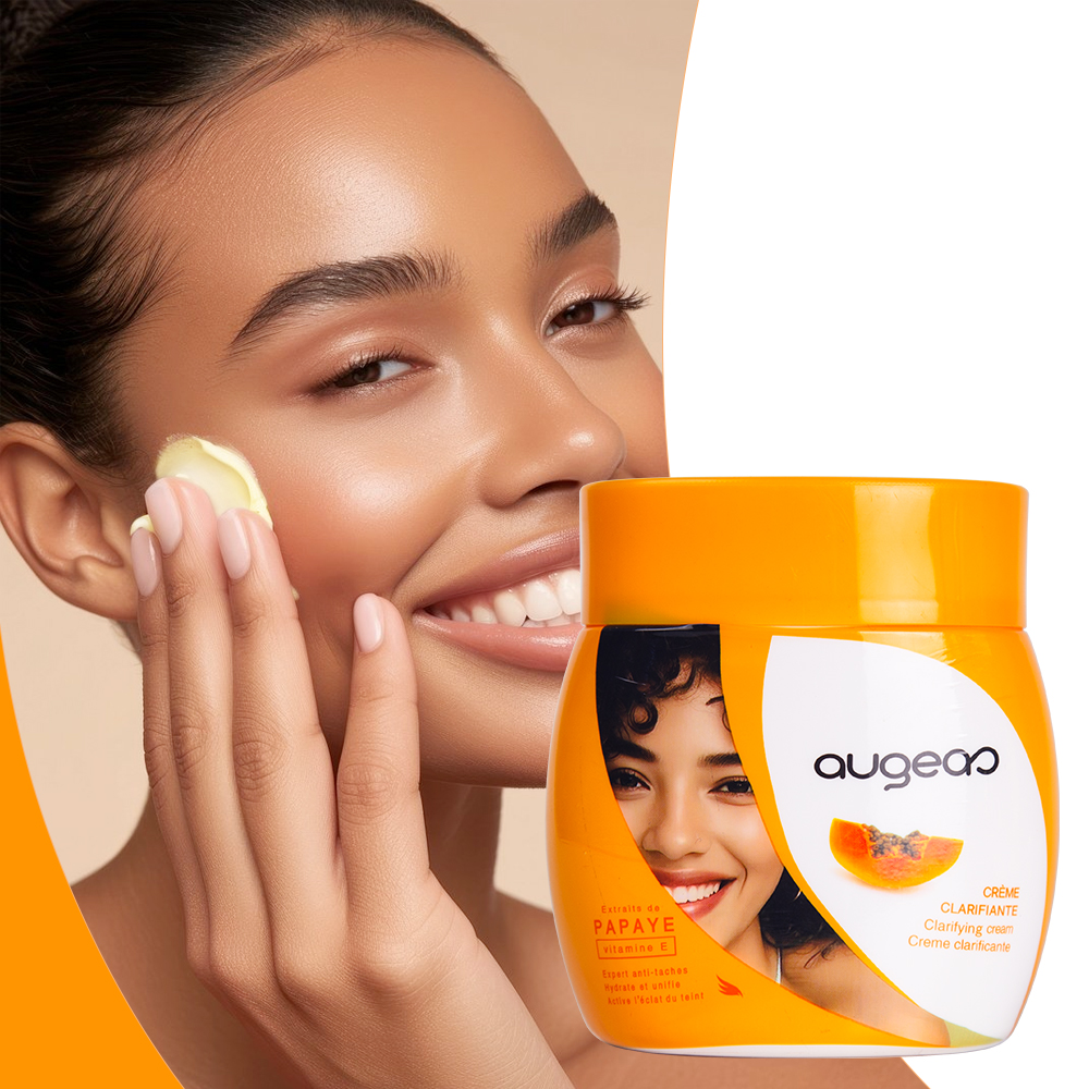 Augeas black skin brightening lightening whitening paw paw moisturize papaya pawpaw face cream