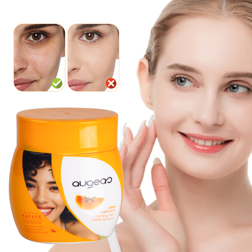 Augeas black skin brightening lightening whitening paw paw moisturize papaya pawpaw face cream