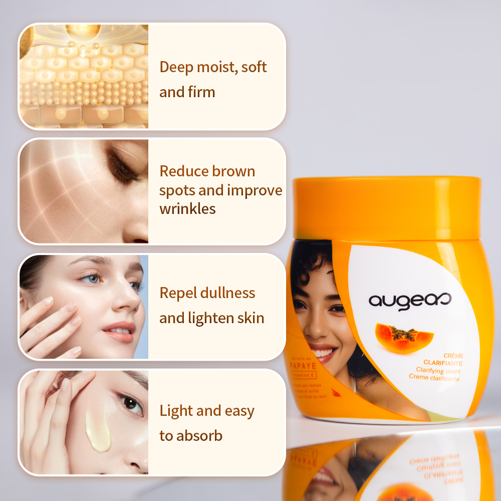 Augeas black skin brightening lightening whitening paw paw moisturize papaya pawpaw face cream