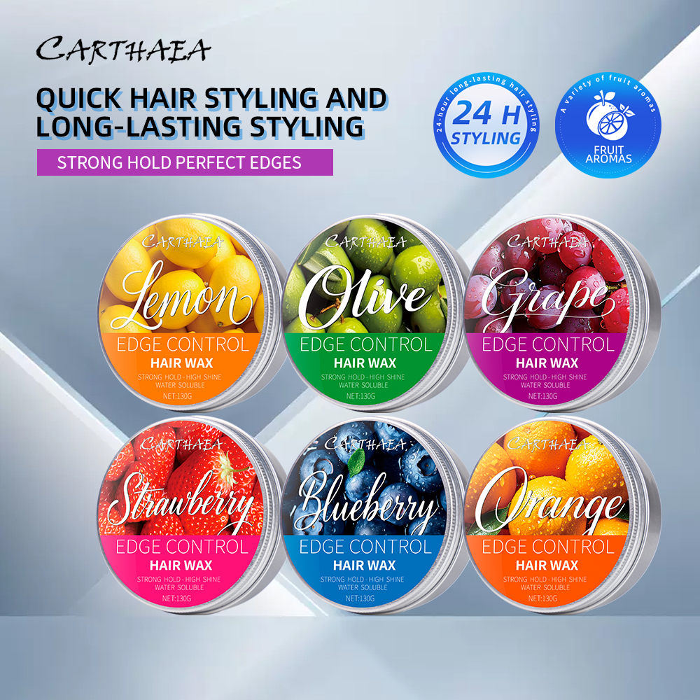 private label braid molding strong hold fruit styling edge control hair wax for Men