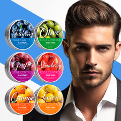 private label braid molding strong hold fruit styling edge control hair wax for Men