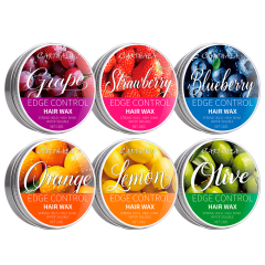 private label braid molding strong hold fruit styling edge control hair wax for Men