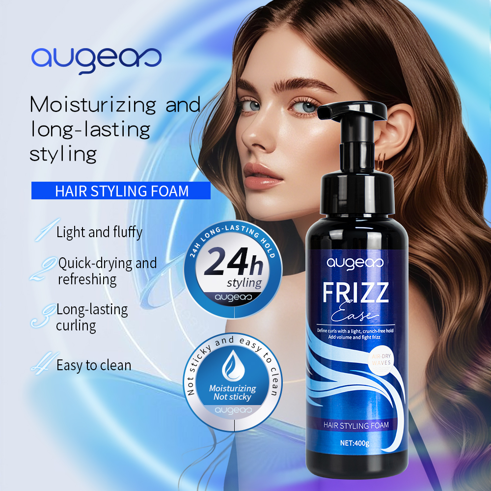 Wholesale Augeas Long Lasting Strong Hold Styling Frizzy Edge Control Wax Sticks Curl Foam Hair Mousse