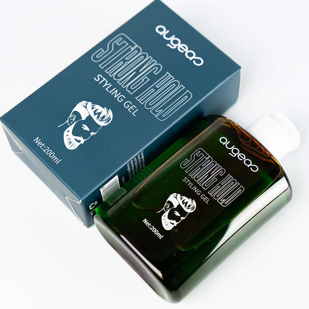 Wholesale New Arrival 72H Strong Hold Styling Gel Water Soluble No Residue Hair Gel for Men