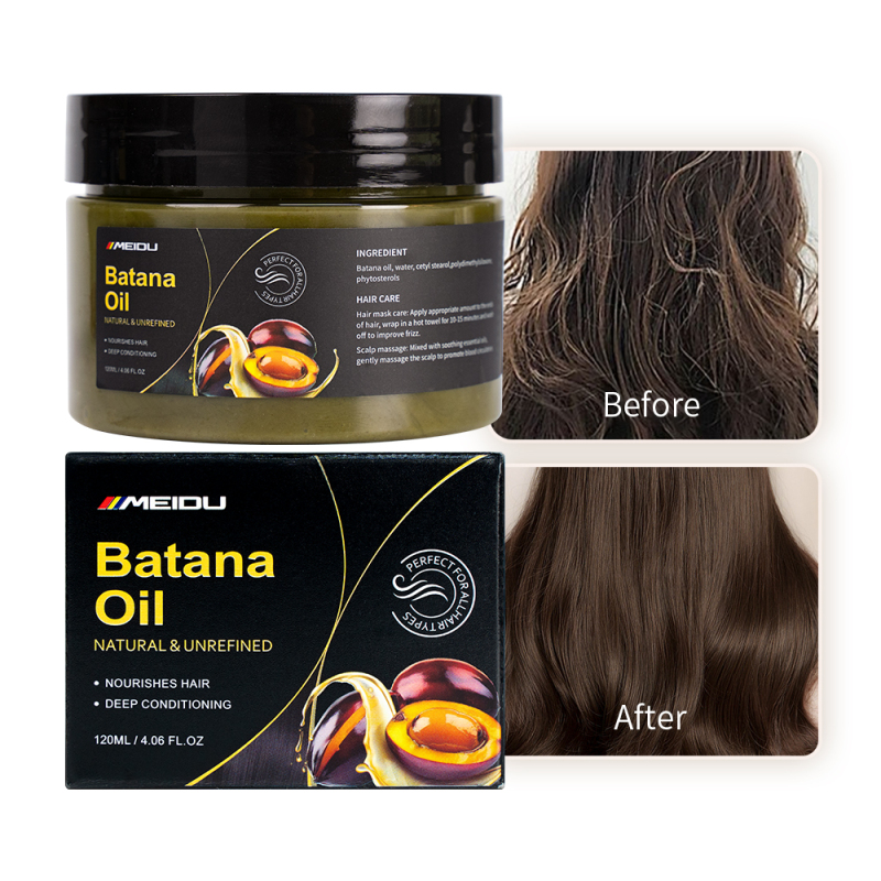 MEIDU Manufacturer wholesale Bulk Organic Hair Care Products Treatment Repair Damaged Batana Oil Hair Mask