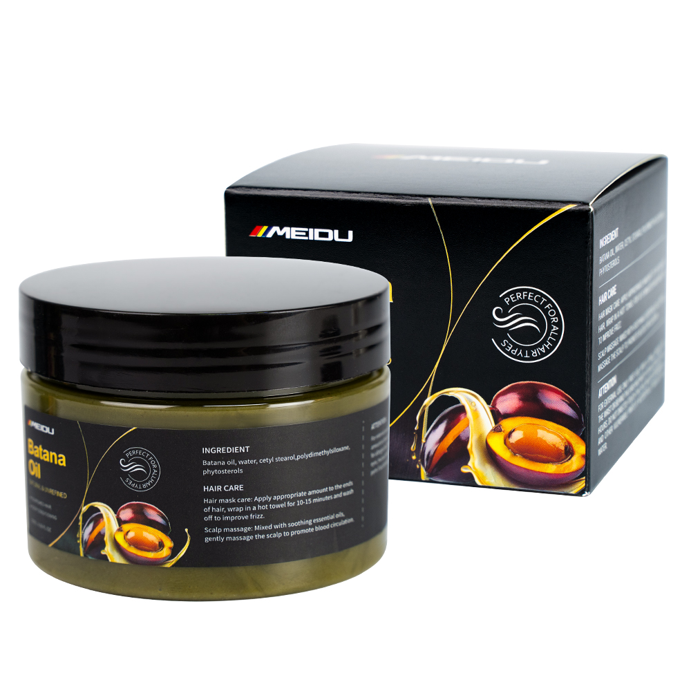 MEIDU Manufacturer wholesale Bulk Organic Hair Care Products Treatment Repair Damaged Batana Oil Hair Mask