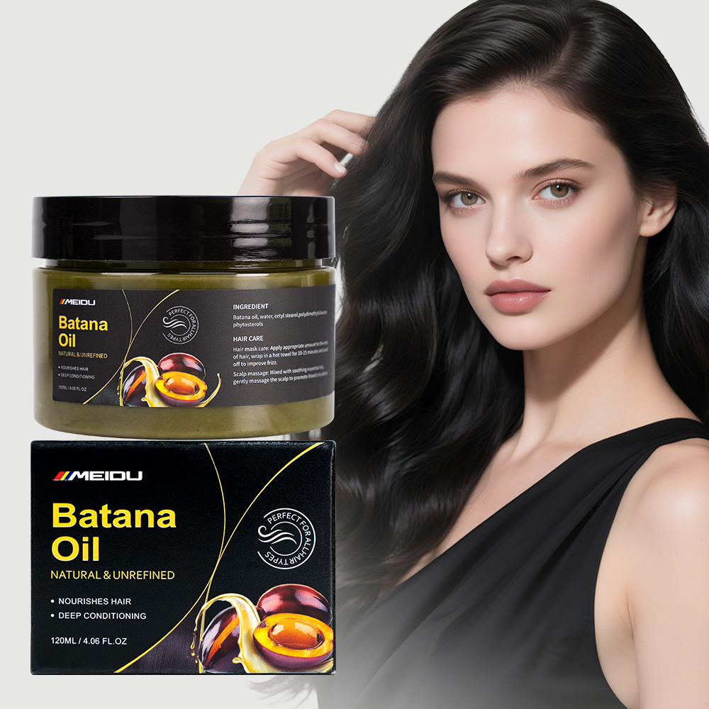 MEIDU Manufacturer wholesale Bulk Organic Hair Care Products Treatment Repair Damaged Batana Oil Hair Mask