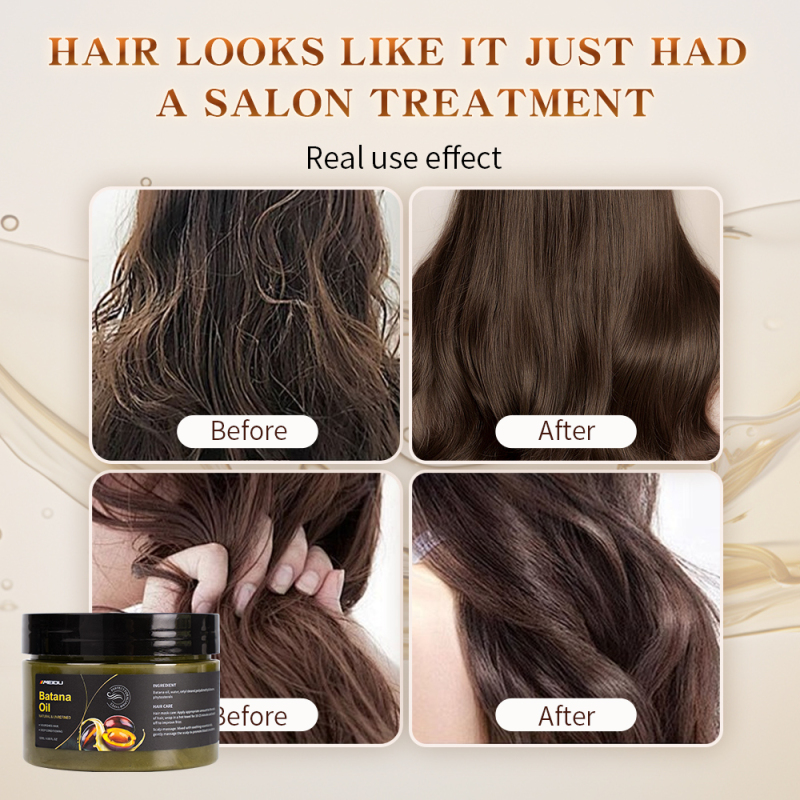 MEIDU Manufacturer wholesale Bulk Organic Hair Care Products Treatment Repair Damaged Batana Oil Hair Mask
