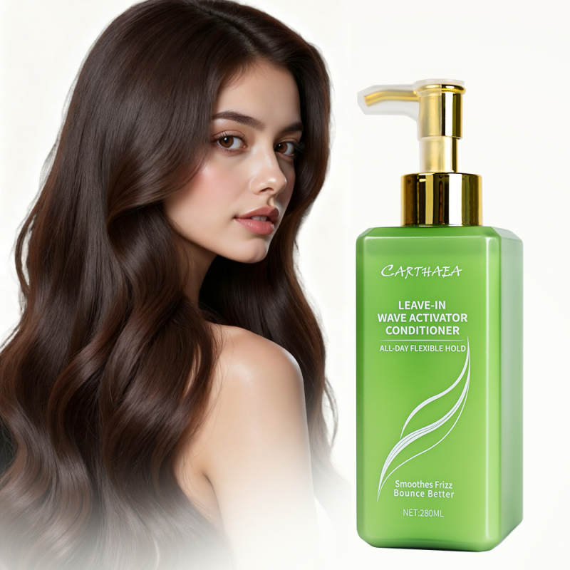 Fast Styling 24-Hour Moisture Elastin Lock Long Lasting Instant Wave Activator hair Leave-In Conditioner for Curly Hair