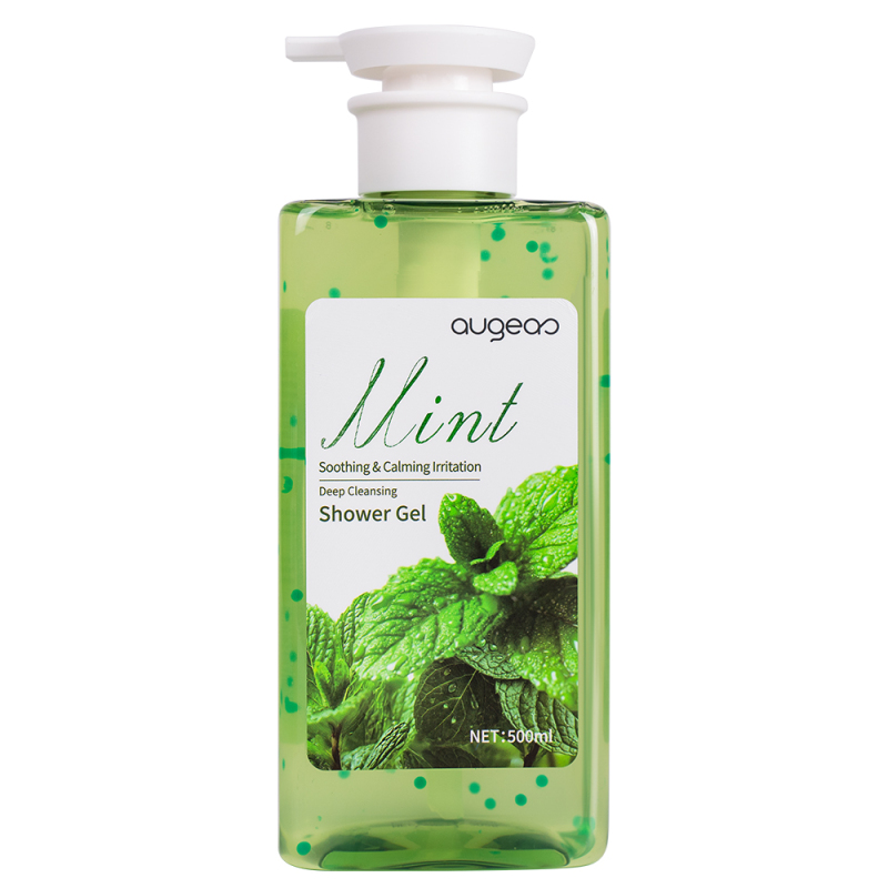 New Arrival Good Price Mint Essential Oil Soothing Clear Skin Refreshing Long Lasting Fragrance Shower Gel