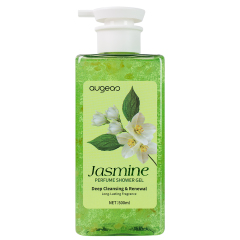 Wholesale Price Jasmine Petals Essential Oil Soothing Clear Skin Refreshing Long Lasting Fragrance Shower Gel