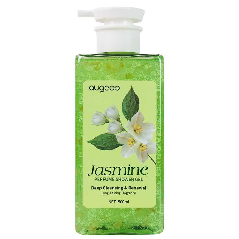 Wholesale Price Jasmine Petals Essential Oil Soothing Clear Skin Refreshing Long Lasting Fragrance Shower Gel