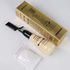 Private Label Best MEIDU 180ML Soften Herbal Rebonding Permanent Keratin Straight Hair Cream with Comb