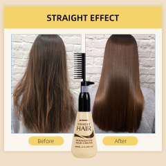 Private Label Best MEIDU 180ML Soften Herbal Rebonding Permanent Keratin Straight Hair Cream with Comb