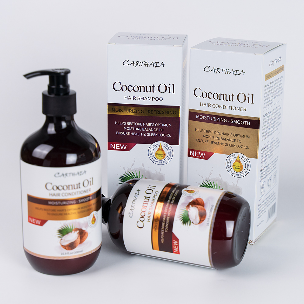 New Arrival High Quality 500ML Hair Care Treatment Sets Coconut Oil Hair Shampoo and Conditioner