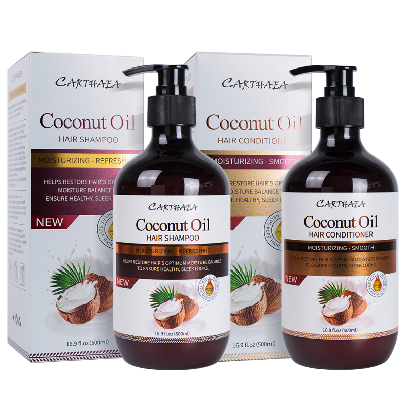 New Arrival High Quality 500ML Hair Care Treatment Sets Coconut Oil Hair Shampoo and Conditioner