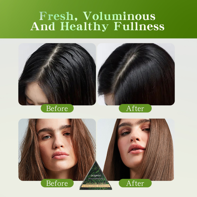 Private Label Anti-Dandruff Deep Cleansing Hair Growth Oil Control Damage Repair Healthy-Looking Hair Shampoo Bar